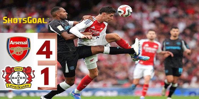 Arsenal vs Bayer Leverkusen - The Gunners Kalahkan Juara Bundesliga, Skor 4-1