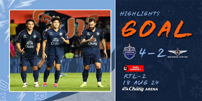 Liga-Thailand-Buriram-United-Bungkam-Bangkok-United-Dengan-Skor-4-2