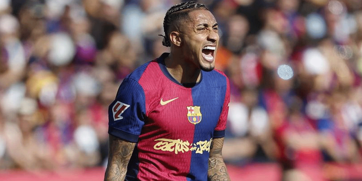 Resmi! Raphinha Tambah Masa Bakti di Barcelona hingga 2028